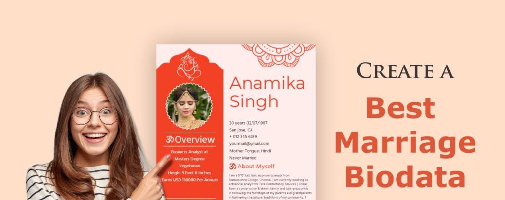 Latest Marriage Biodata Format In Word & PDF Formats (2021-22)